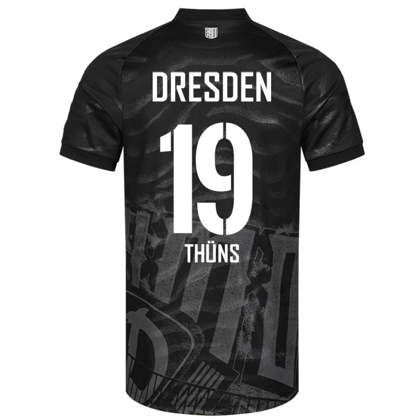 Danxen Dětské Louis Thüns #19 Černá Šedá Daleko Hráčské Dresy 2025/26 Dres
