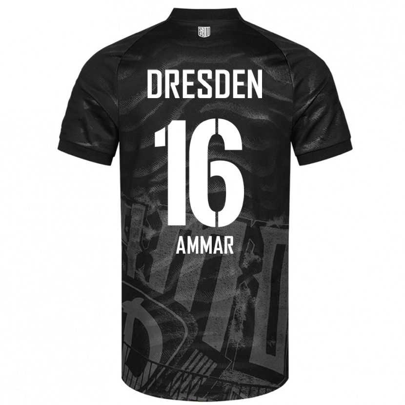 Danxen Dětské Amer Ammar #16 Černá Šedá Daleko Hráčské Dresy 2025/26 Dres