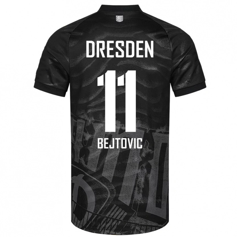 Danxen Dětské Alen Bejtovic #11 Černá Šedá Daleko Hráčské Dresy 2025/26 Dres