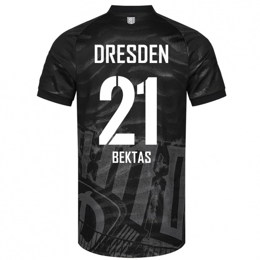 Danxen Dětské Tünay Bektas #21 Černá Šedá Daleko Hráčské Dresy 2025/26 Dres
