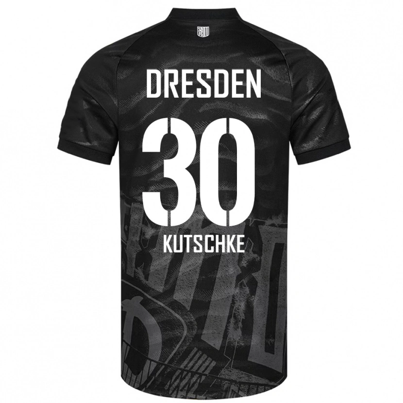 Danxen Dětské Stefan Kutschke #30 Černá Šedá Daleko Hráčské Dresy 2025/26 Dres