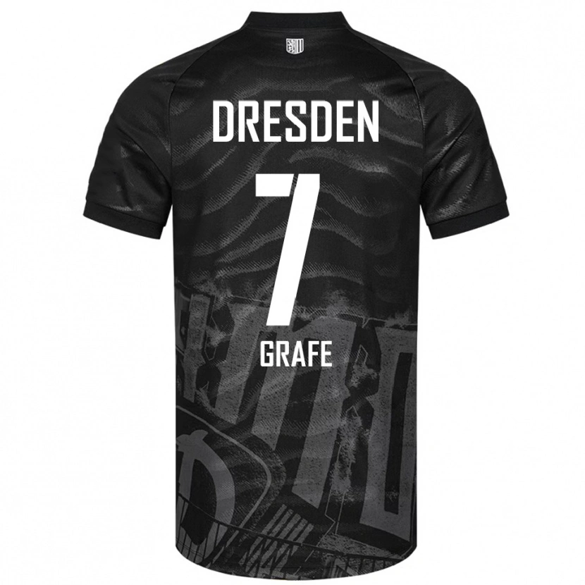 Danxen Dětské Quentin Grafe #7 Černá Šedá Daleko Hráčské Dresy 2025/26 Dres