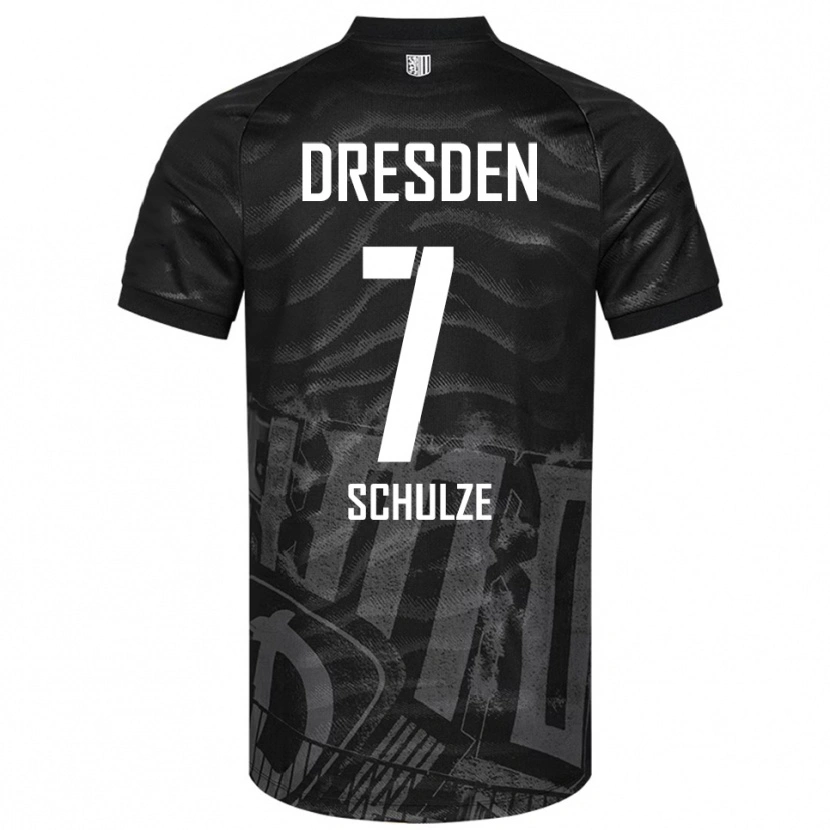 Danxen Dětské Lennox Schulze #7 Černá Šedá Daleko Hráčské Dresy 2025/26 Dres
