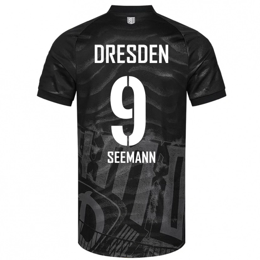 Danxen Dětské Arne Seemann #9 Černá Šedá Daleko Hráčské Dresy 2025/26 Dres