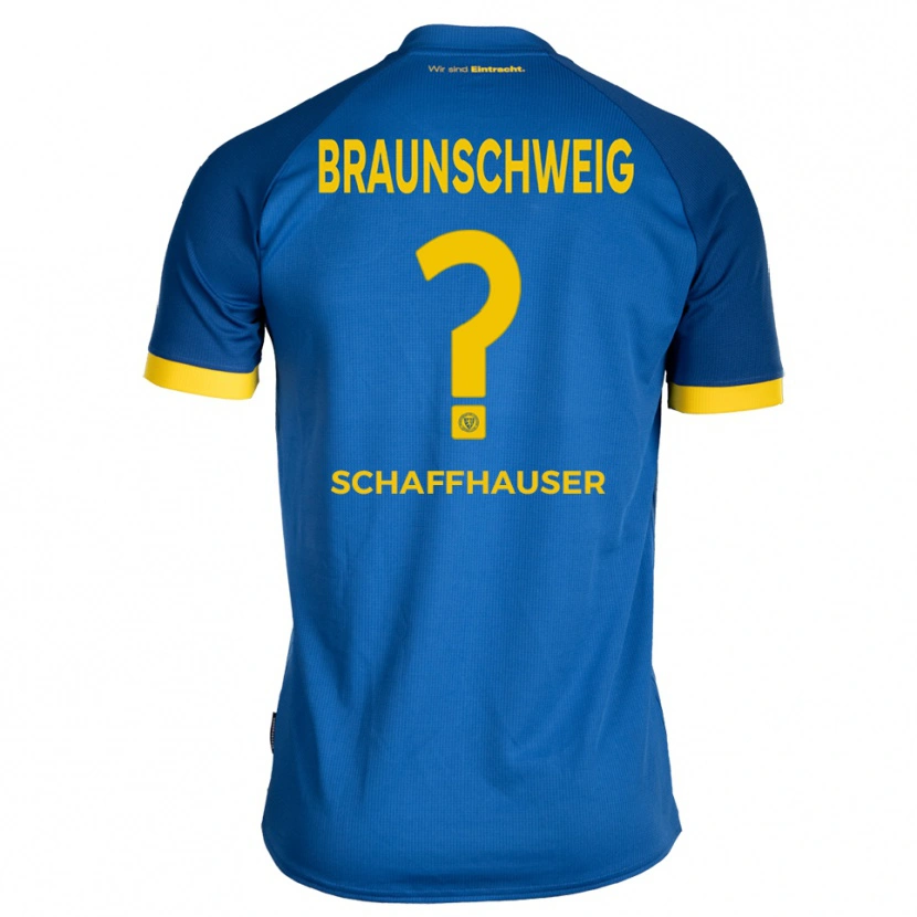 Danxen Dětské Andreas Schaffhauser #0 Královská Modrá Žlutá Daleko Hráčské Dresy 2025/26 Dres