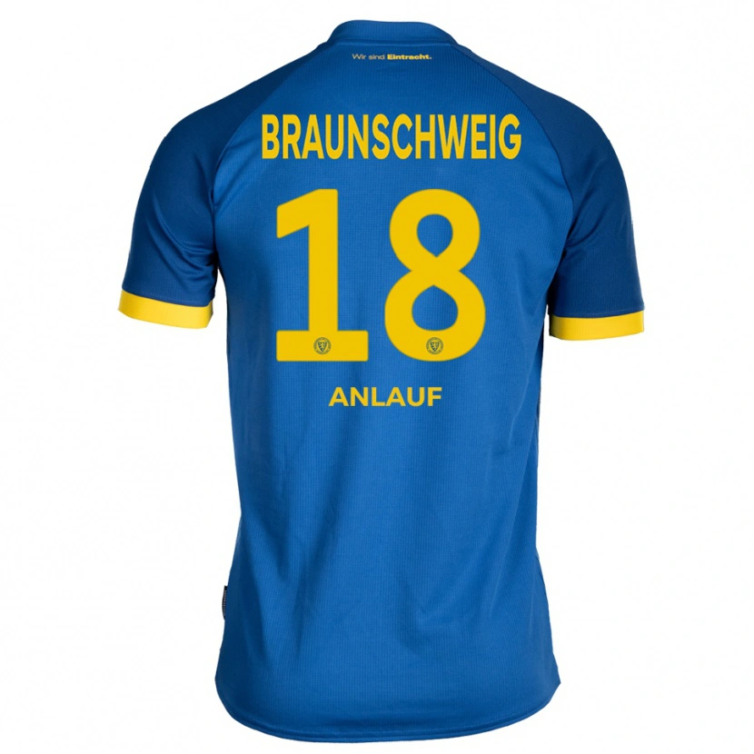 Danxen Dětské Lennox Anlauf #18 Královská Modrá Žlutá Daleko Hráčské Dresy 2025/26 Dres