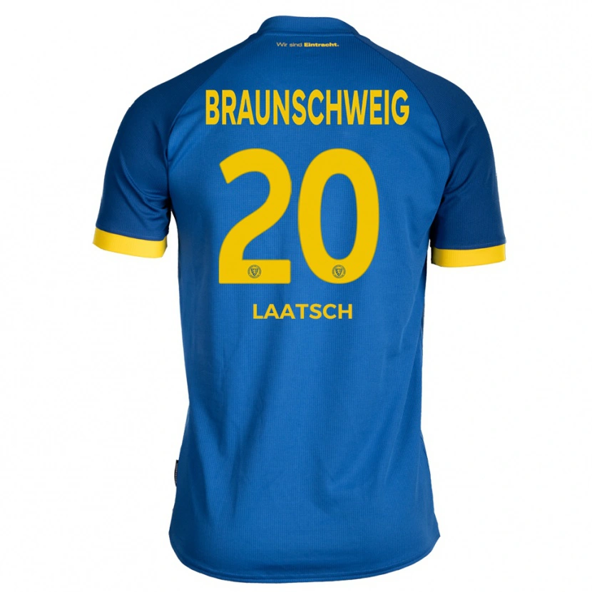 Danxen Dětské Leonard Laatsch #20 Královská Modrá Žlutá Daleko Hráčské Dresy 2025/26 Dres