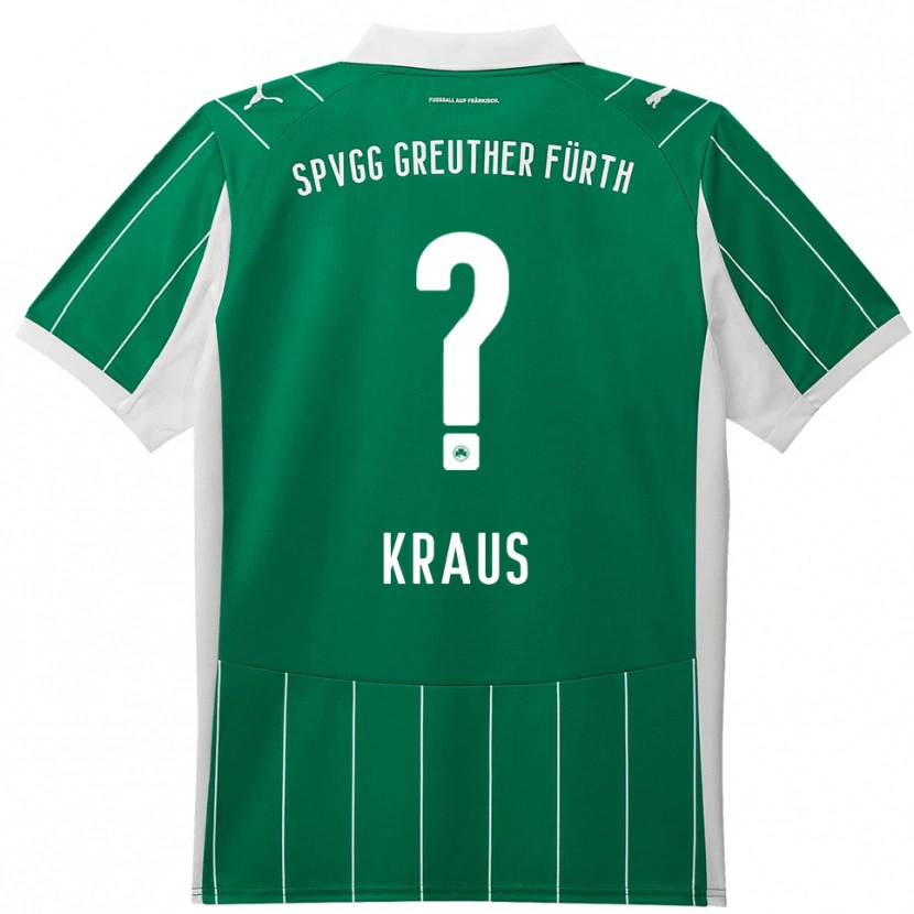 Danxen Dětské Scarlett Kraus #0 Zelená Bílá Daleko Hráčské Dresy 2025/26 Dres