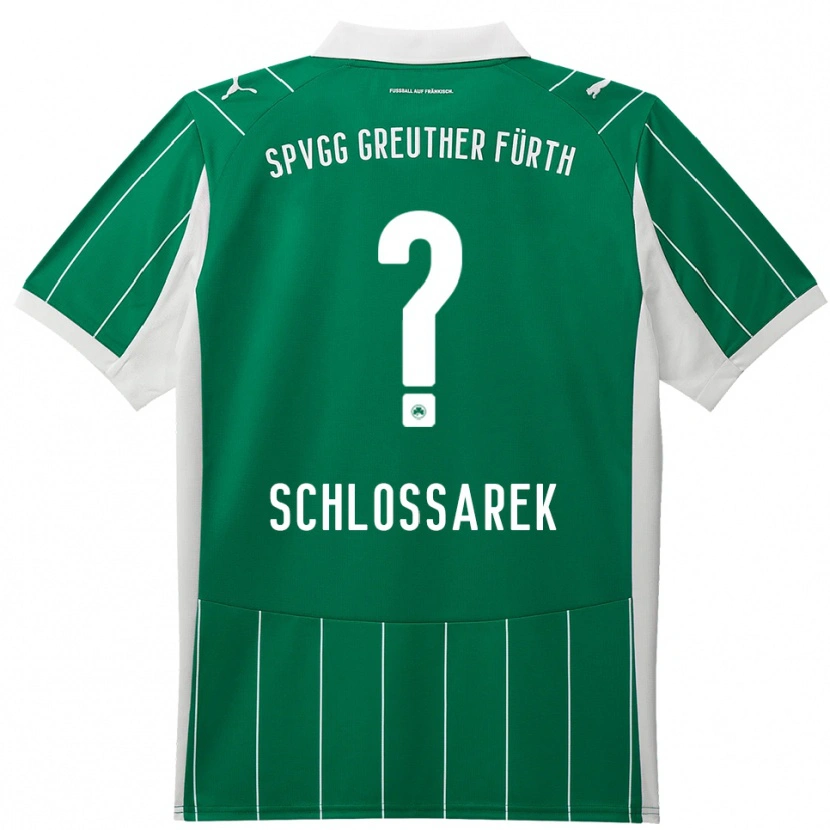 Danxen Dětské Nadja Schlossarek #0 Zelená Bílá Daleko Hráčské Dresy 2025/26 Dres