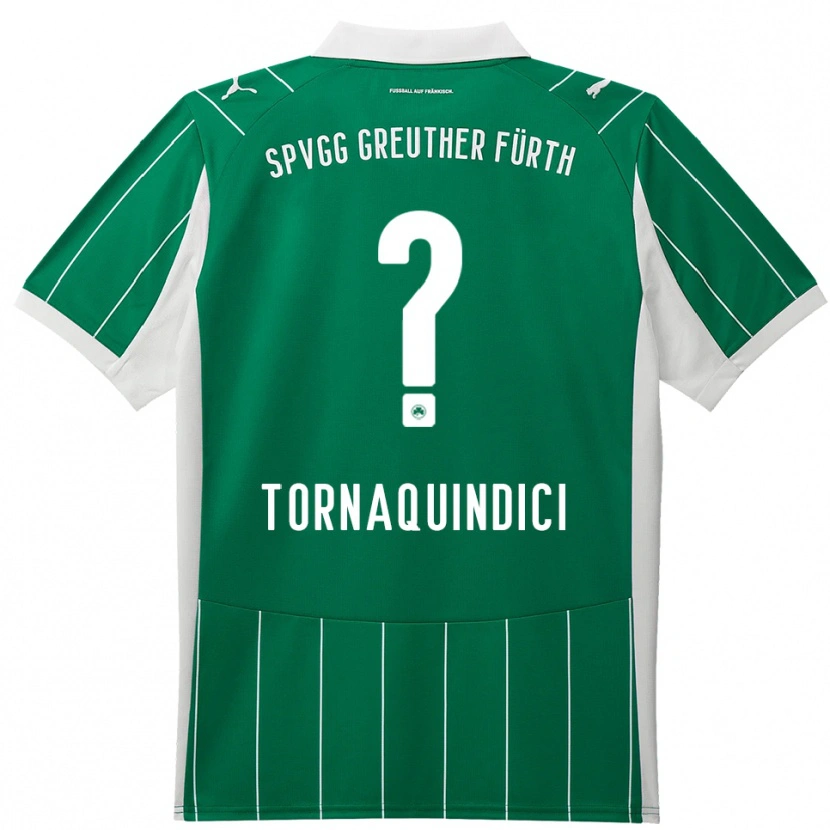 Danxen Dětské Aurora Tornaquindici #0 Zelená Bílá Daleko Hráčské Dresy 2025/26 Dres