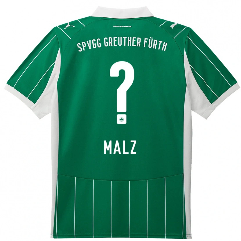 Danxen Dětské Emily-Sophie Malz #0 Zelená Bílá Daleko Hráčské Dresy 2025/26 Dres