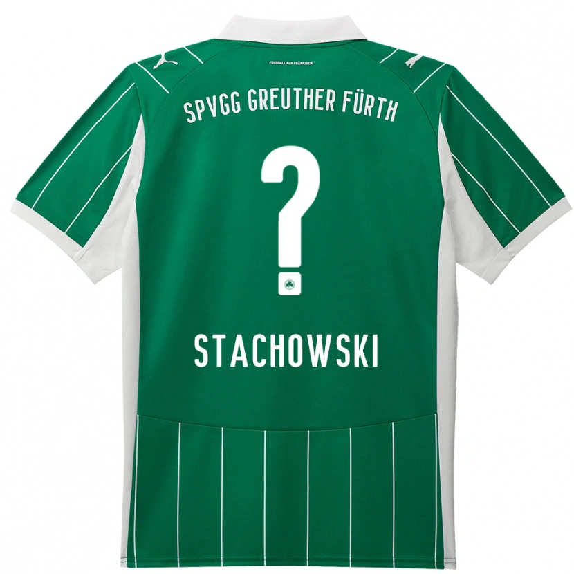 Danxen Dětské Lara Stachowski #0 Zelená Bílá Daleko Hráčské Dresy 2025/26 Dres