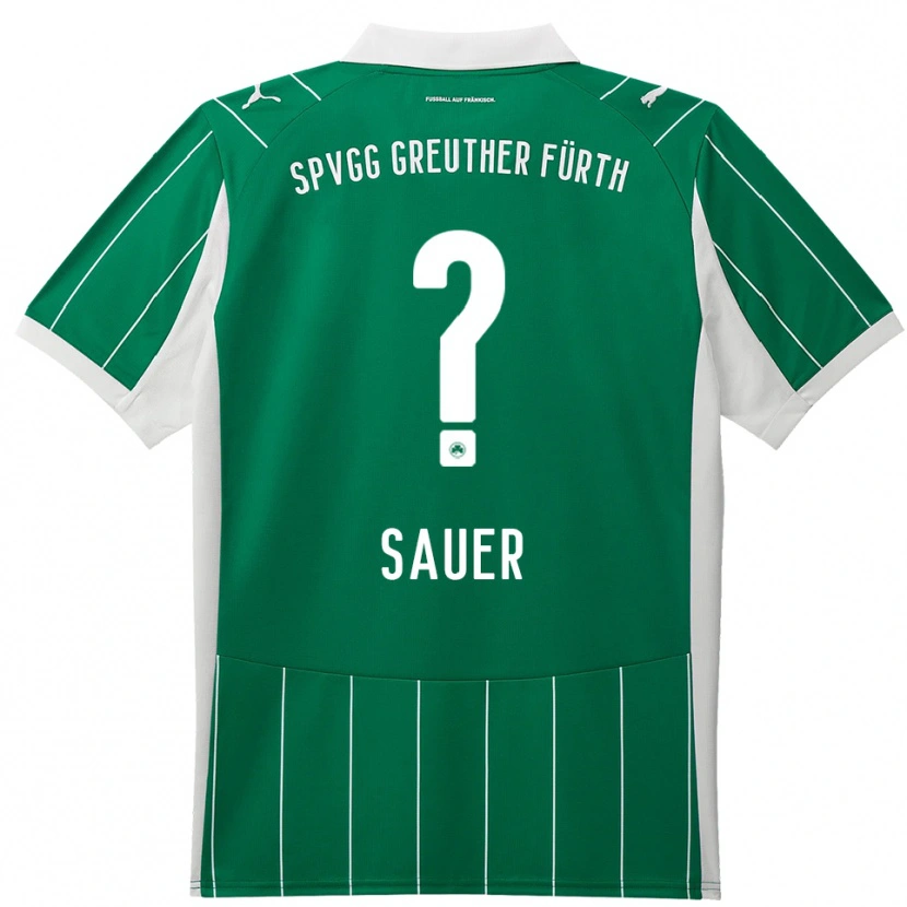 Danxen Dětské Hanna Sauer #0 Zelená Bílá Daleko Hráčské Dresy 2025/26 Dres