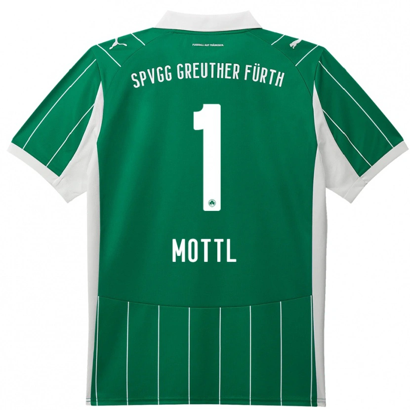 Danxen Dětské Jan Mottl #1 Zelená Bílá Daleko Hráčské Dresy 2025/26 Dres