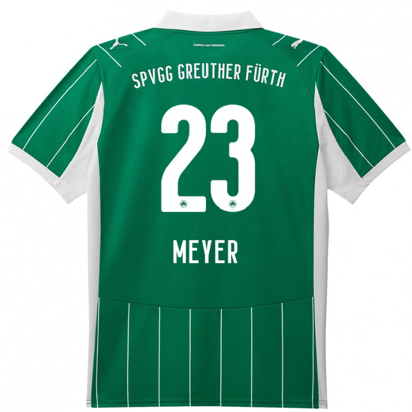 Danxen Dětské Max Meyer #23 Zelená Bílá Daleko Hráčské Dresy 2025/26 Dres