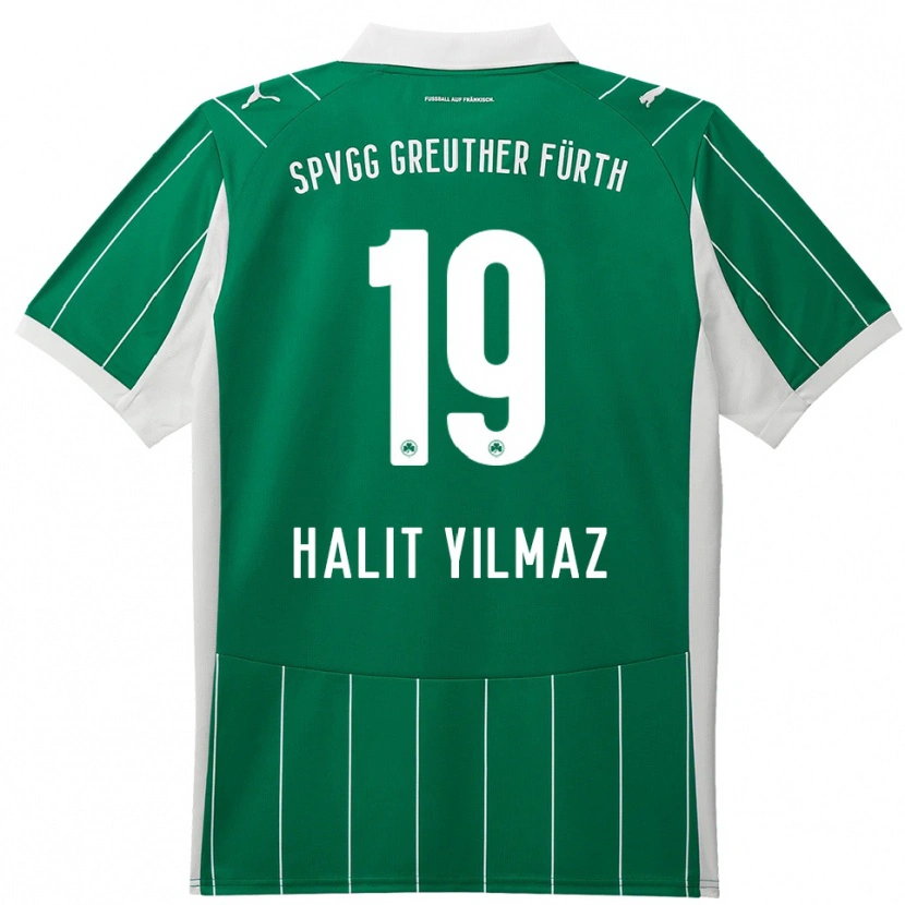 Danxen Dětské Halit Yılmaz #19 Zelená Bílá Daleko Hráčské Dresy 2025/26 Dres