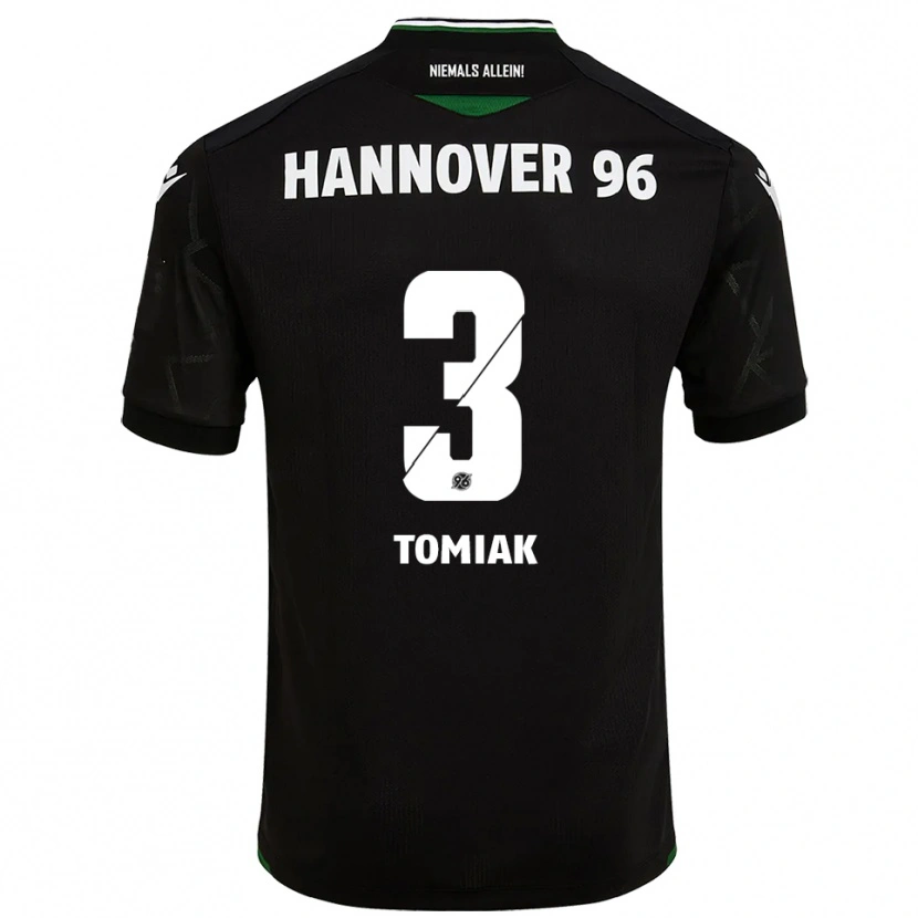 Danxen Dětské Boris Tomiak #3 Černá Zelená Daleko Hráčské Dresy 2025/26 Dres
