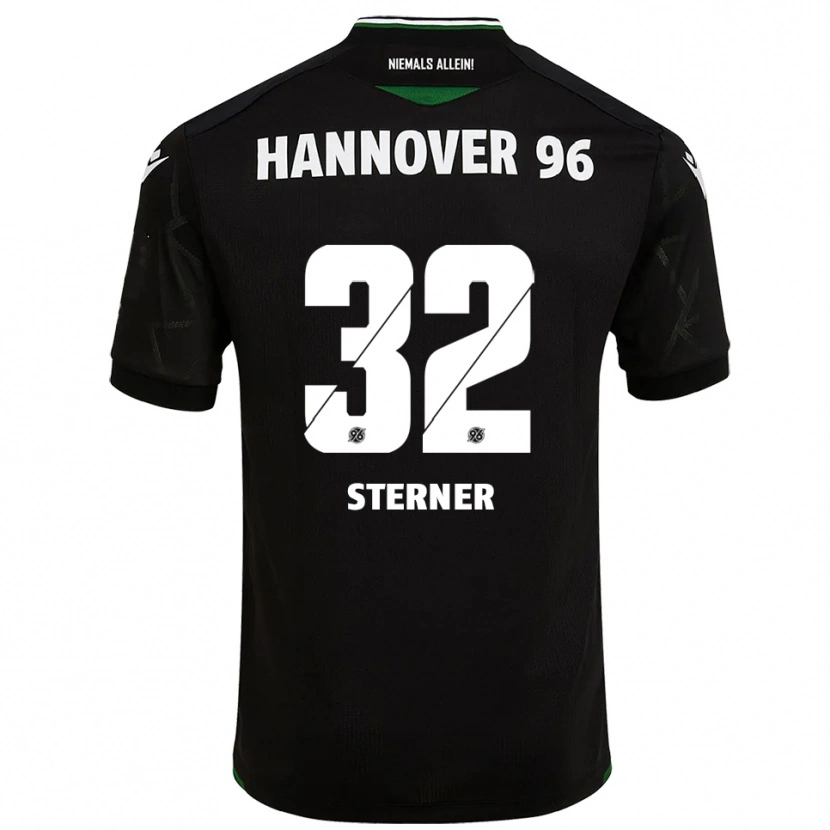 Danxen Dětské Jonas Sterner #32 Černá Zelená Daleko Hráčské Dresy 2025/26 Dres