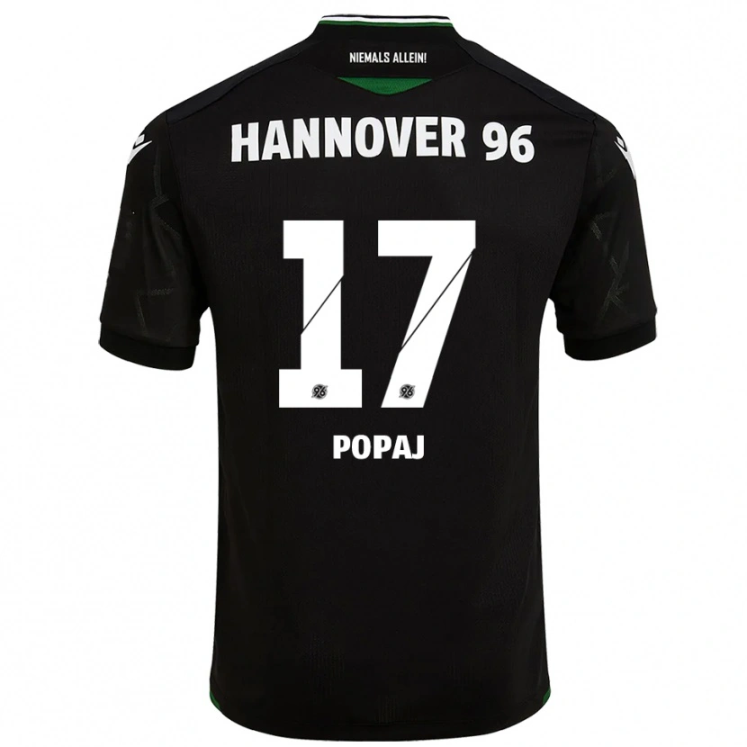 Danxen Dětské Erisa Popaj #17 Černá Zelená Daleko Hráčské Dresy 2025/26 Dres