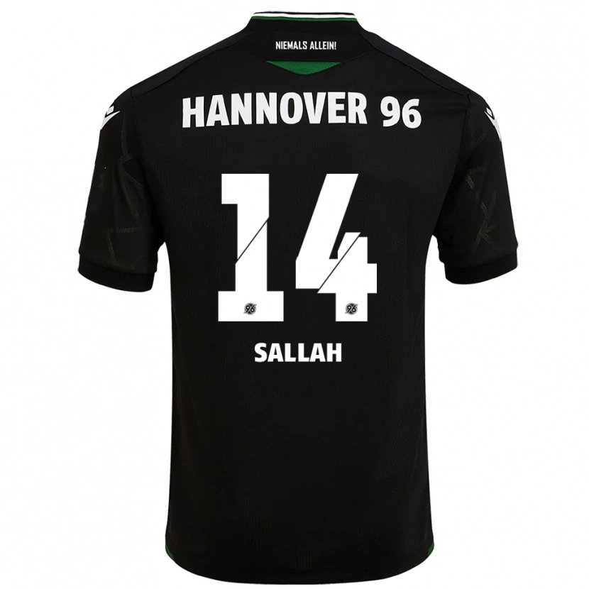 Danxen Dětské Ebrima Sallah #14 Černá Zelená Daleko Hráčské Dresy 2025/26 Dres