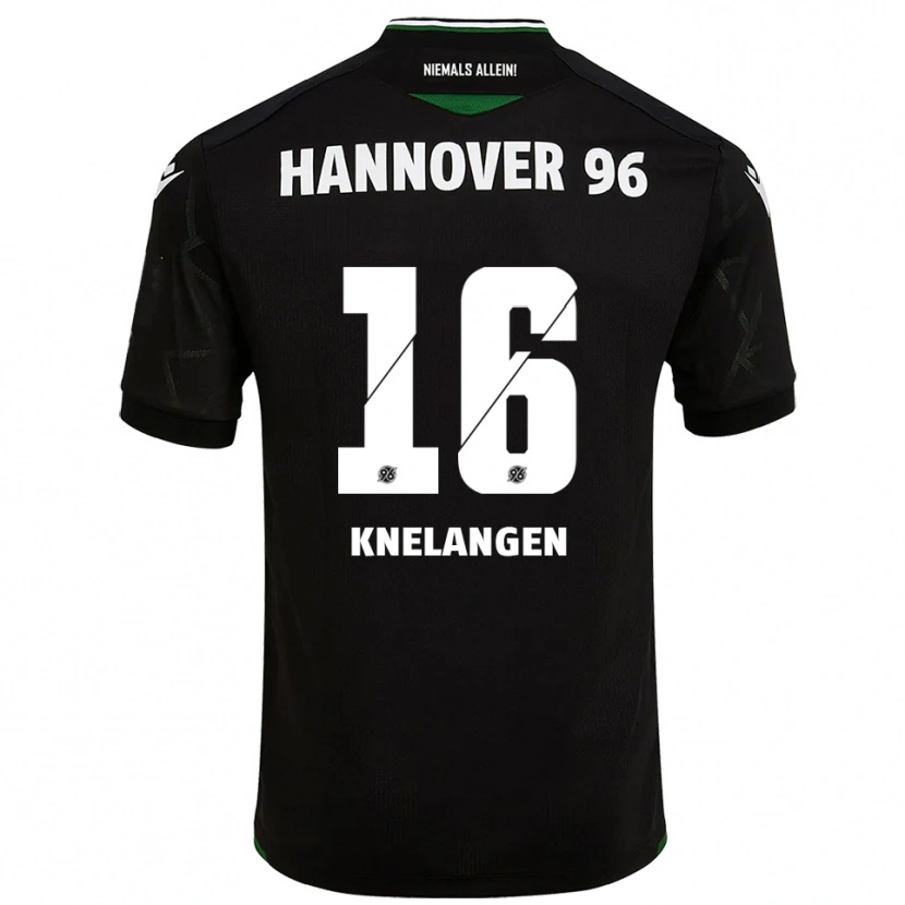 Danxen Dětské Luka Knelangen #16 Černá Zelená Daleko Hráčské Dresy 2025/26 Dres