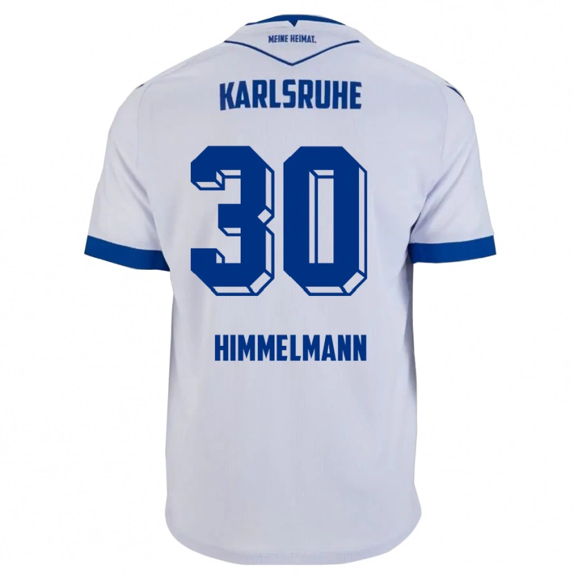 Danxen Dětské Robin Himmelmann #30 Bílá Modrá Daleko Hráčské Dresy 2025/26 Dres