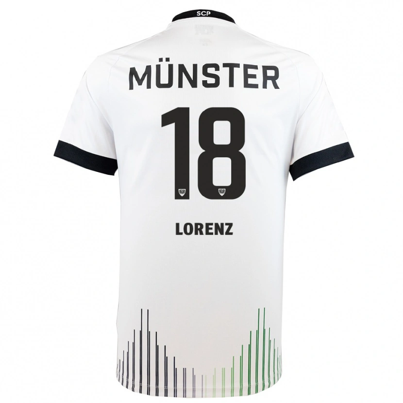 Danxen Dětské Marc Lorenz #18 Bílá Černá Daleko Hráčské Dresy 2025/26 Dres