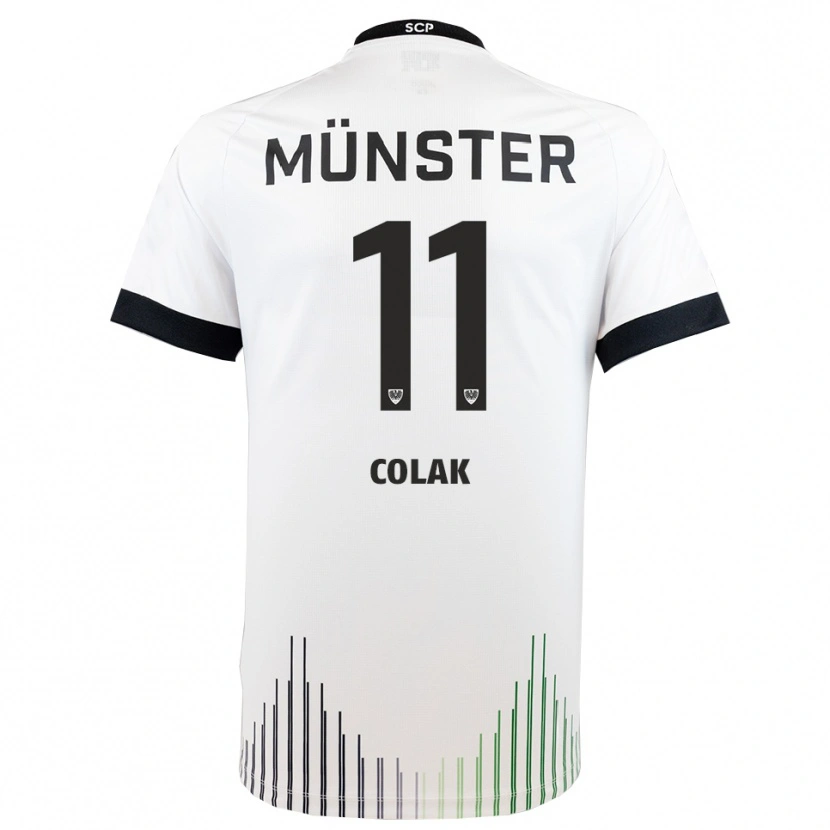 Danxen Dětské Alper Colak #11 Bílá Černá Daleko Hráčské Dresy 2025/26 Dres
