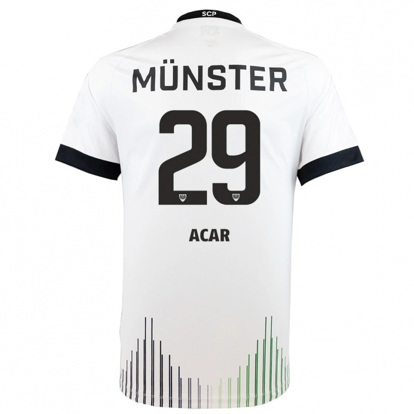 Danxen Dětské Ryan Acar #29 Bílá Černá Daleko Hráčské Dresy 2025/26 Dres