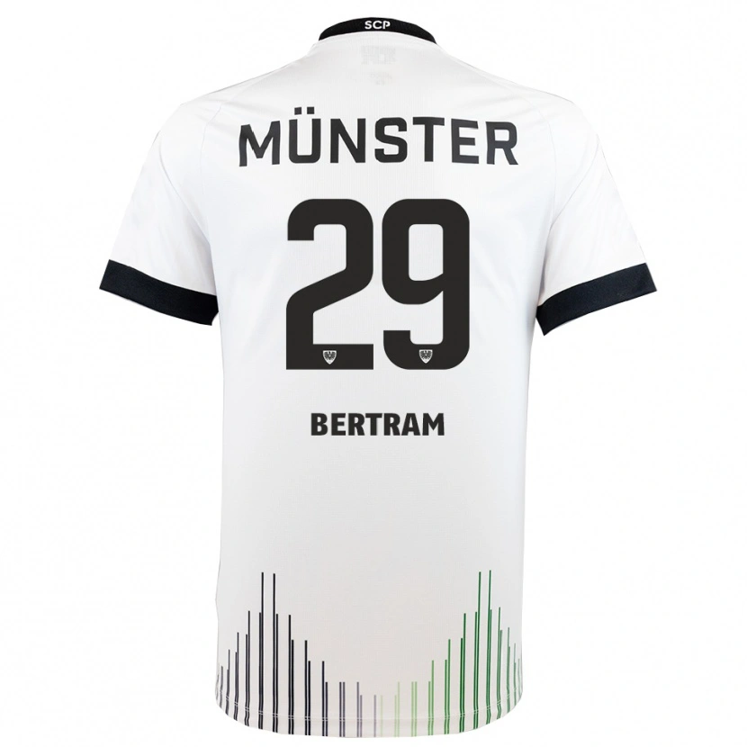 Danxen Dětské Mats Bertram #29 Bílá Černá Daleko Hráčské Dresy 2025/26 Dres