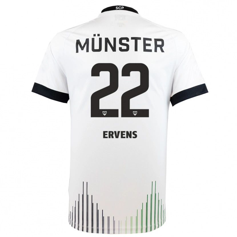 Danxen Dětské Paul Ervens #22 Bílá Černá Daleko Hráčské Dresy 2025/26 Dres