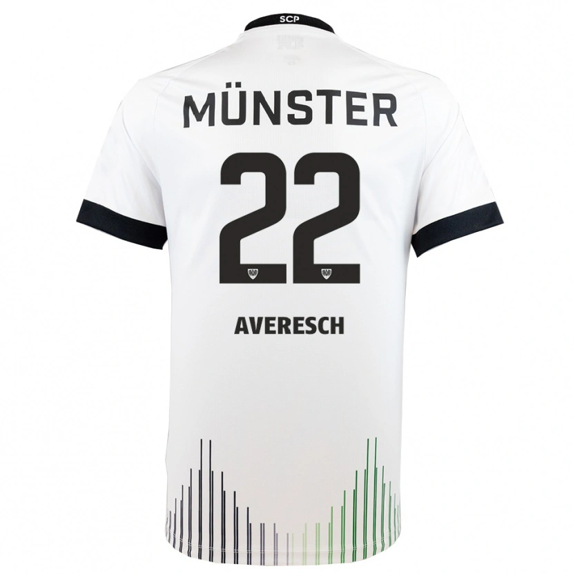 Danxen Dětské Noah Averesch #22 Bílá Černá Daleko Hráčské Dresy 2025/26 Dres