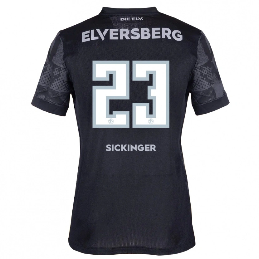 Danxen Dětské Carlo Sickinger #23 Černá Šedá Daleko Hráčské Dresy 2025/26 Dres