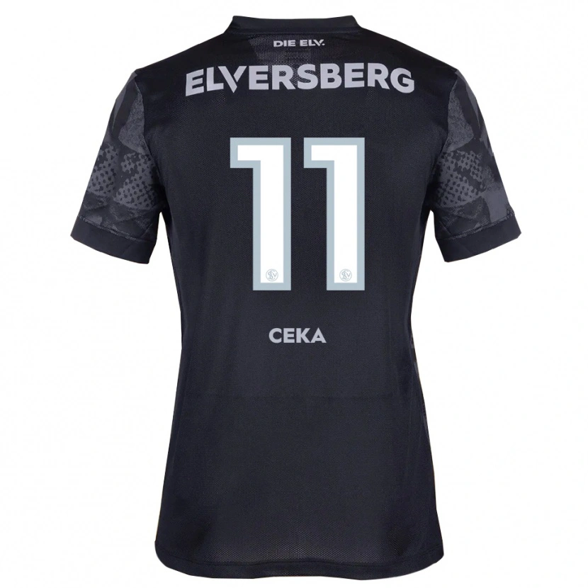 Danxen Dětské Jason Ceka #11 Černá Šedá Daleko Hráčské Dresy 2025/26 Dres
