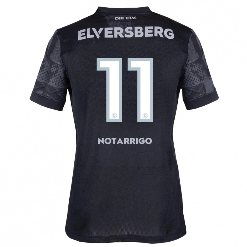 Danxen Dětské Lionel Notarrigo #11 Černá Šedá Daleko Hráčské Dresy 2025/26 Dres