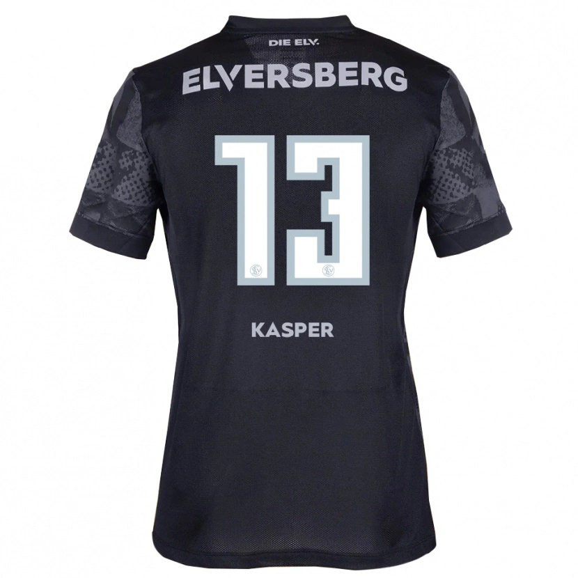Danxen Dětské Yannik Kasper #13 Černá Šedá Daleko Hráčské Dresy 2025/26 Dres