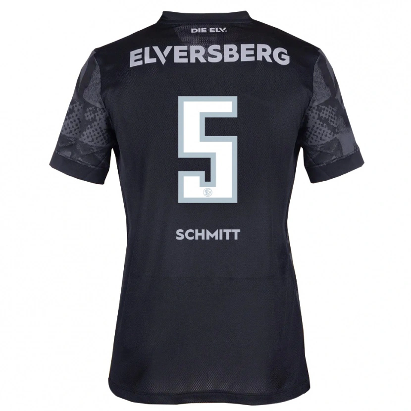 Danxen Dětské Leon Schmitt #5 Černá Šedá Daleko Hráčské Dresy 2025/26 Dres