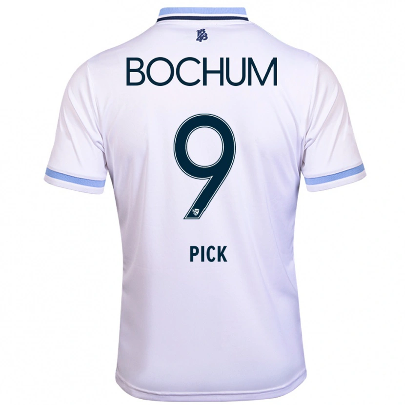 Danxen Dětské Luis Pick #9 Bílá Nebesky Modrá Daleko Hráčské Dresy 2025/26 Dres