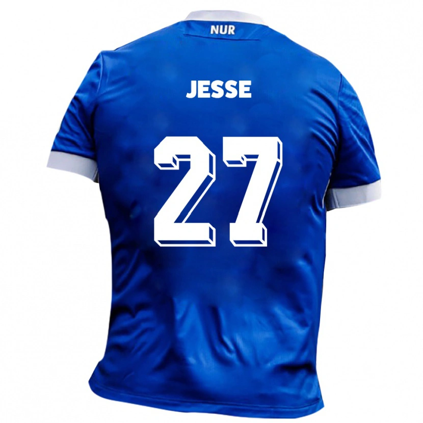 Danxen Dětské Karl Jesse #27 Modrá Bílá Daleko Hráčské Dresy 2025/26 Dres
