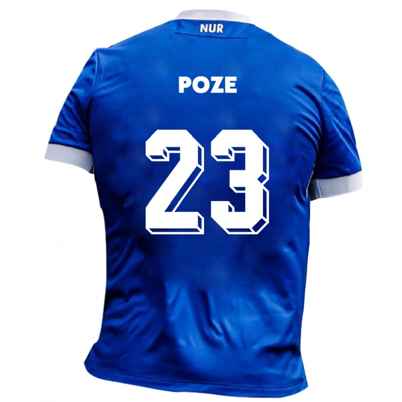 Danxen Dětské Paulas Poze #23 Modrá Bílá Daleko Hráčské Dresy 2025/26 Dres