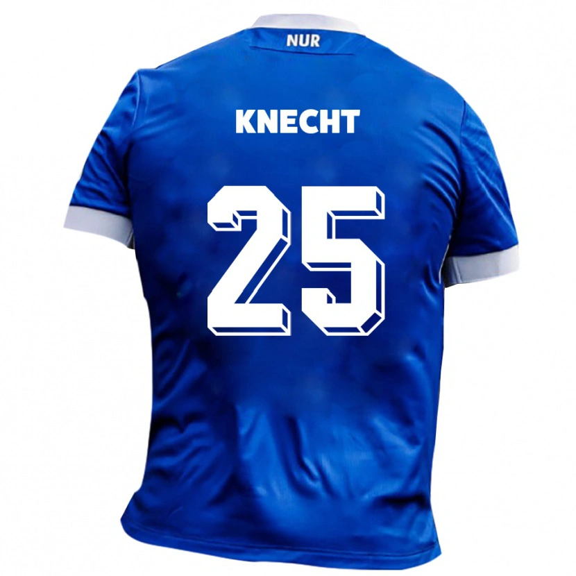 Danxen Dětské Silas Knecht #25 Modrá Bílá Daleko Hráčské Dresy 2025/26 Dres