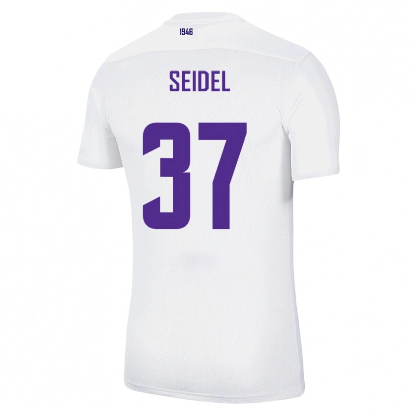 Danxen Dětské Paul Seidel #37 Bílá Zelená Daleko Hráčské Dresy 2025/26 Dres
