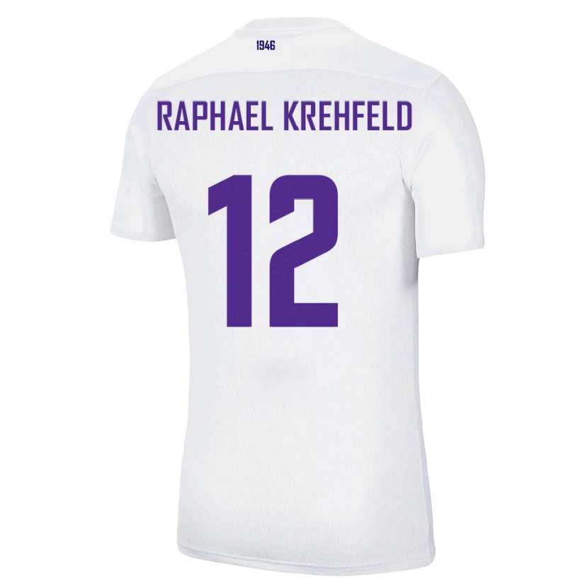 Danxen Dětské Luca Raphael Krehfeld #12 Bílá Zelená Daleko Hráčské Dresy 2025/26 Dres
