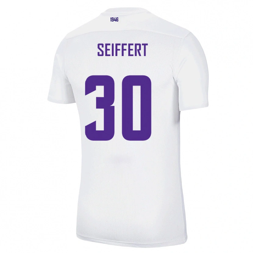 Danxen Dětské Moritz Seiffert #30 Bílá Zelená Daleko Hráčské Dresy 2025/26 Dres