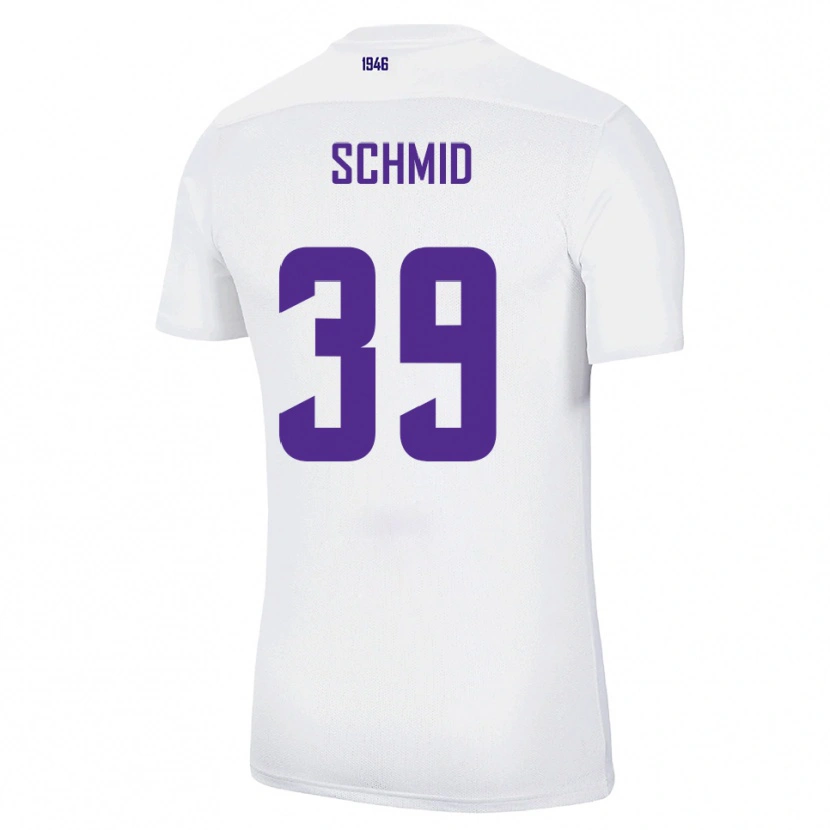 Danxen Dětské Maximilian Schmid #39 Bílá Zelená Daleko Hráčské Dresy 2025/26 Dres