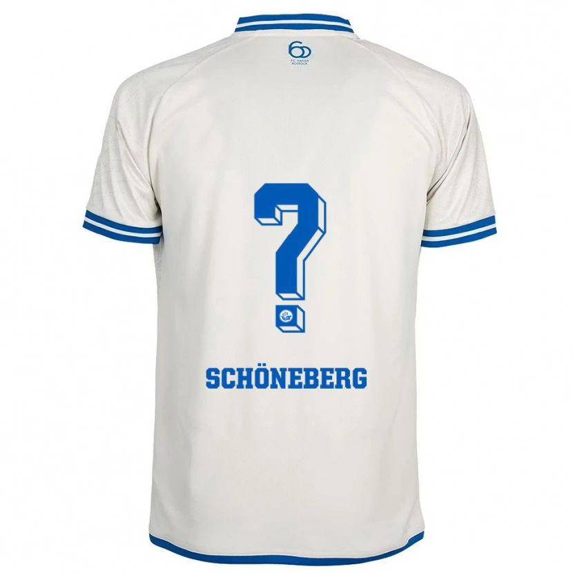 Danxen Dětské Tom Schöneberg #0 Bílá Modrá Daleko Hráčské Dresy 2025/26 Dres