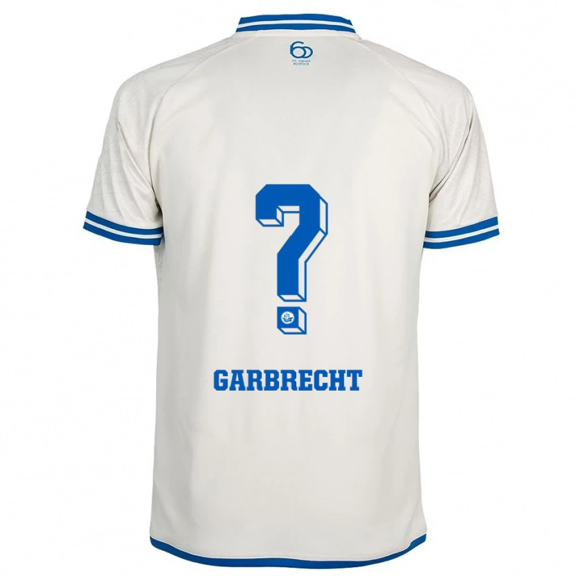 Danxen Dětské Johan Garbrecht #0 Bílá Modrá Daleko Hráčské Dresy 2025/26 Dres