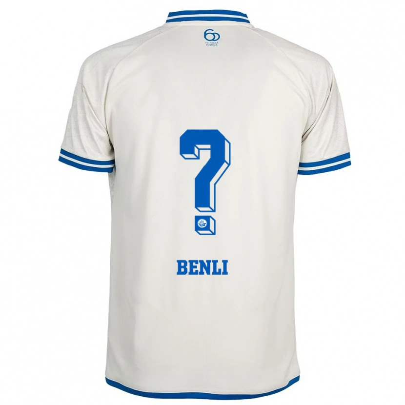 Danxen Dětské Levent Benli #0 Bílá Modrá Daleko Hráčské Dresy 2025/26 Dres