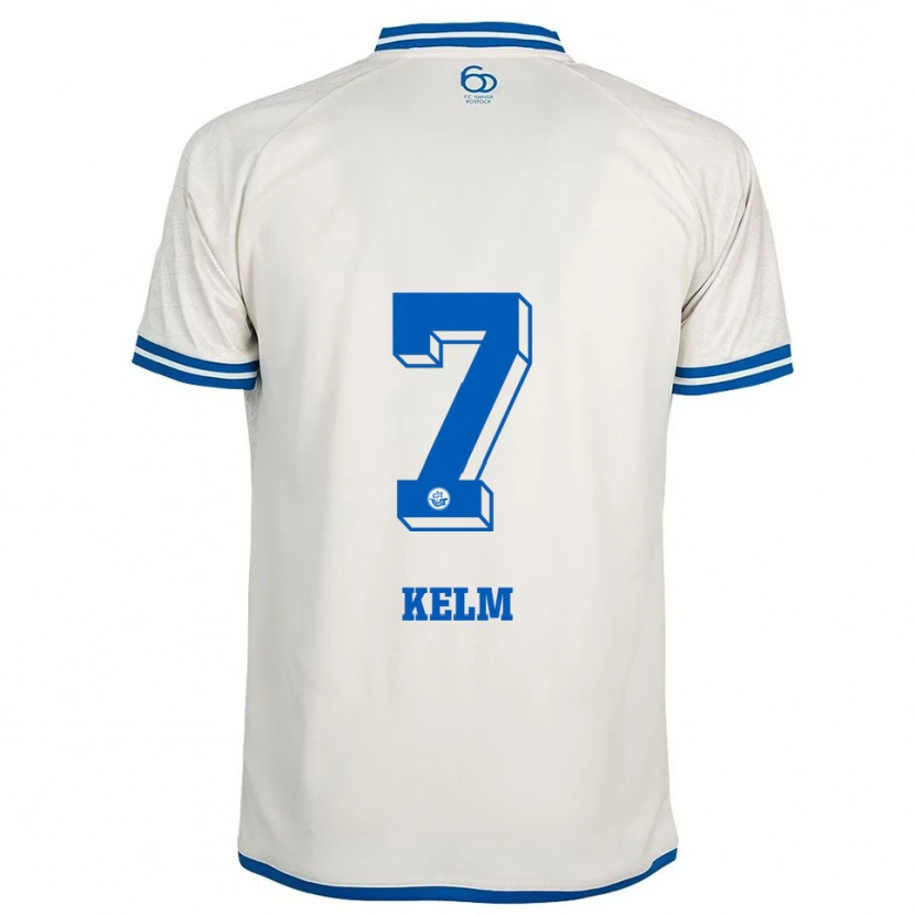 Danxen Dětské Mattes Kelm #7 Bílá Modrá Daleko Hráčské Dresy 2025/26 Dres