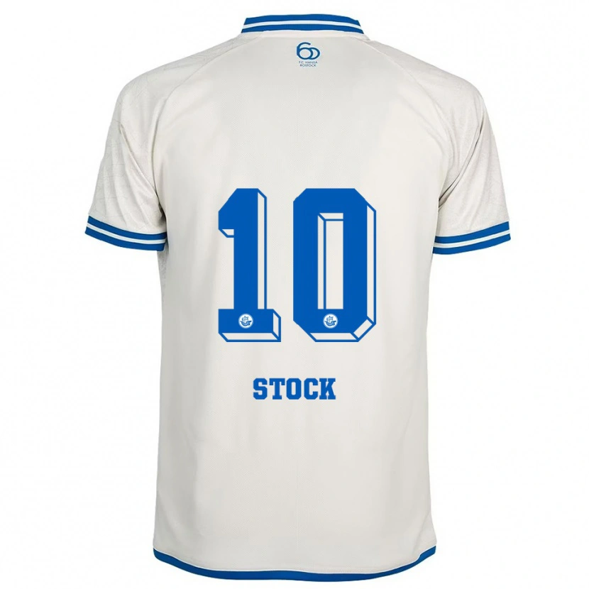 Danxen Dětské Paul Stock #10 Bílá Modrá Daleko Hráčské Dresy 2025/26 Dres